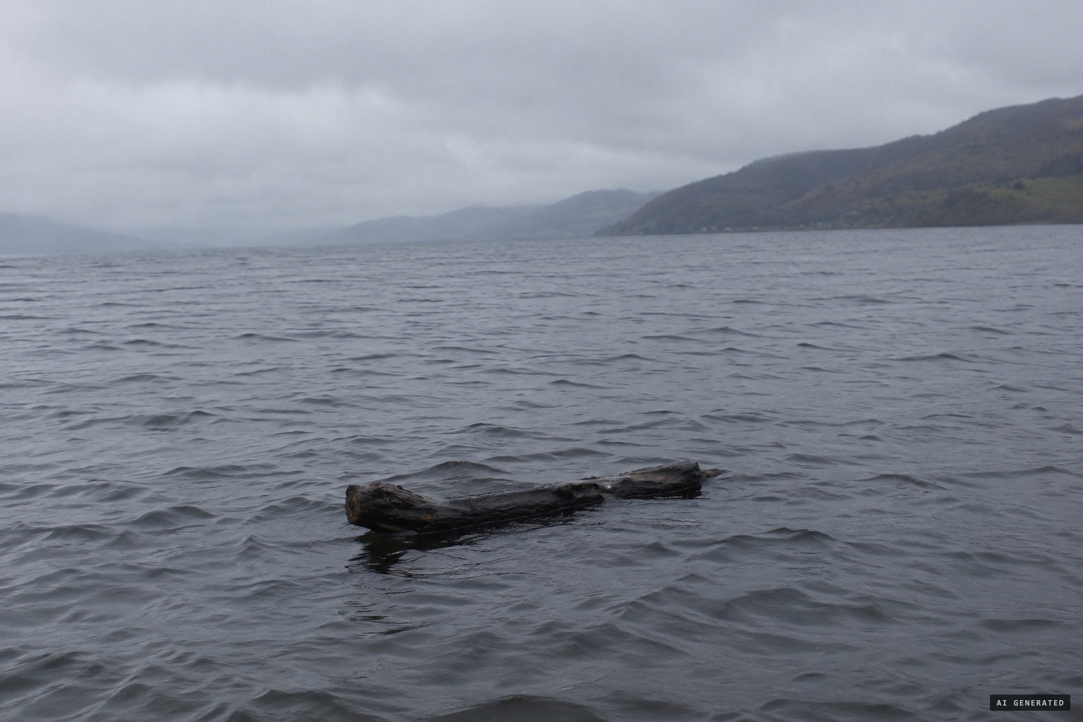 Radford's suggestion: a floating log with nothing for scale