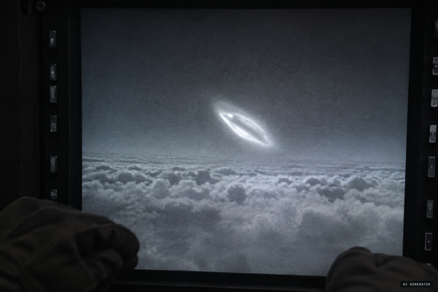 Near the end of the clip, the object seems to stop and rotate