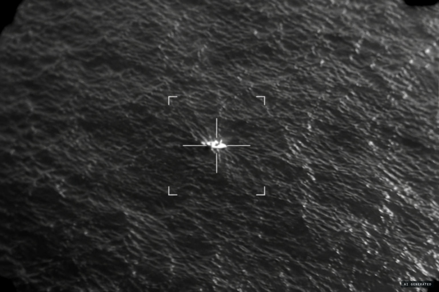 GOFAST: the pod locks onto a small object that seems to race low over the ocean