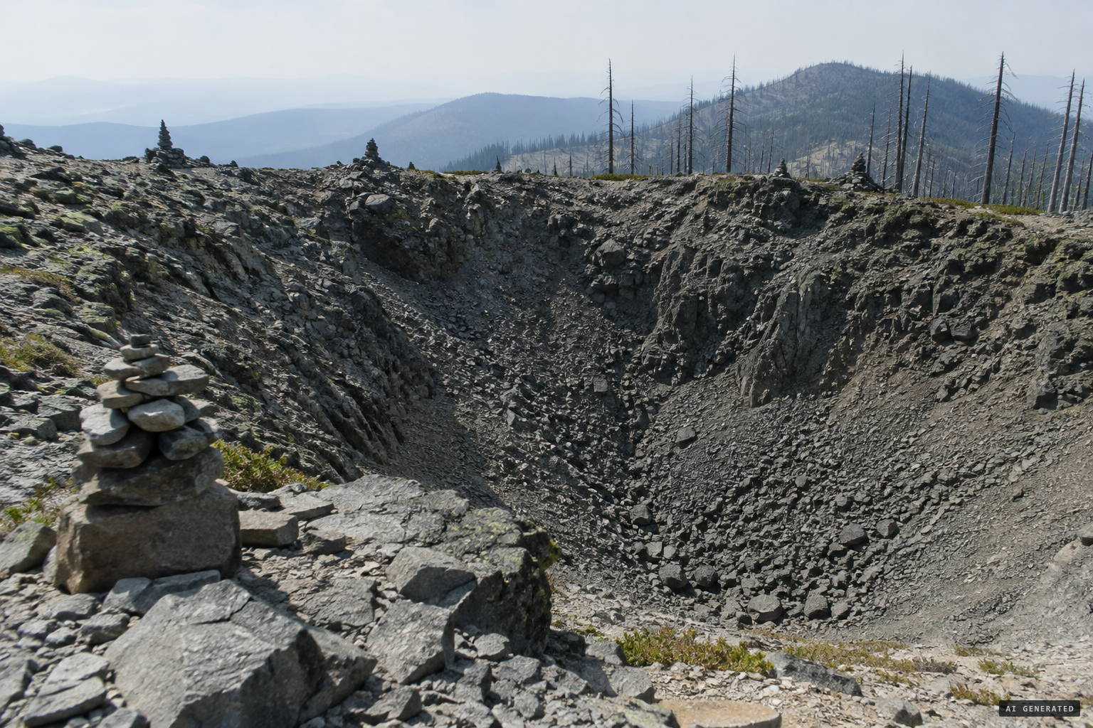 The pit still waits on Burnt Granite Ridge, its digger unknown.