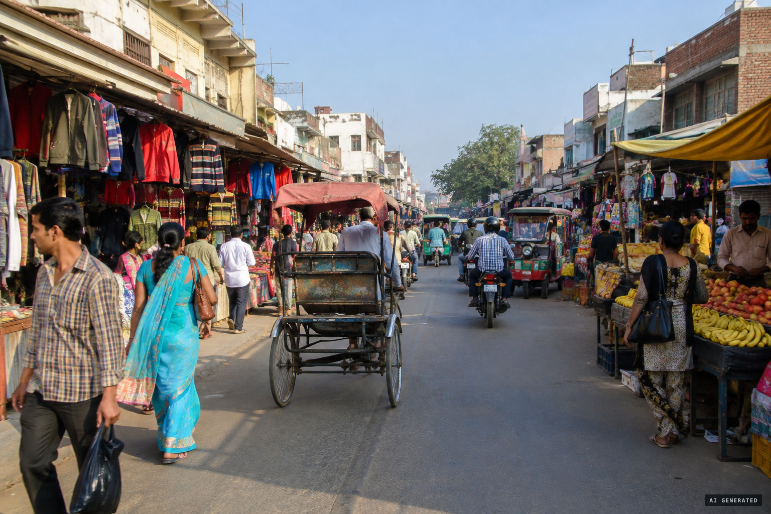 The mothership over Padri market never flew anywhere