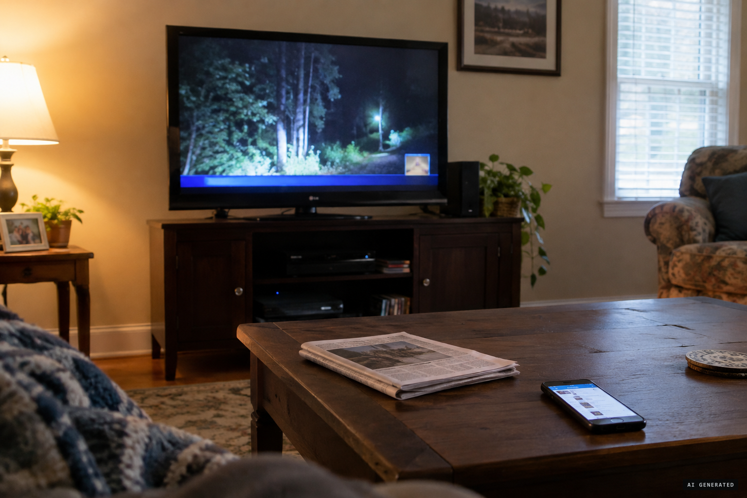The sighting spreads to local TV and the Charlotte Observer