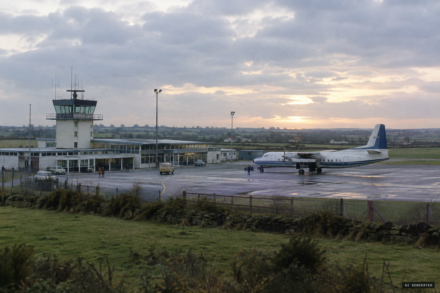 Brest-Guipavas aerodrome on the morning of Sunday 22 November 1981