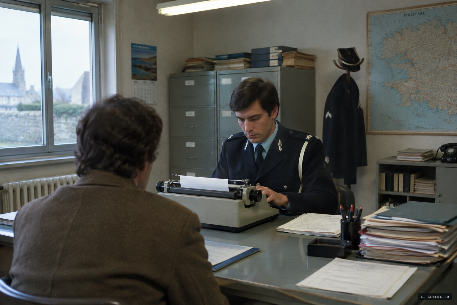 The Gendarmerie collects eight statements the next day
