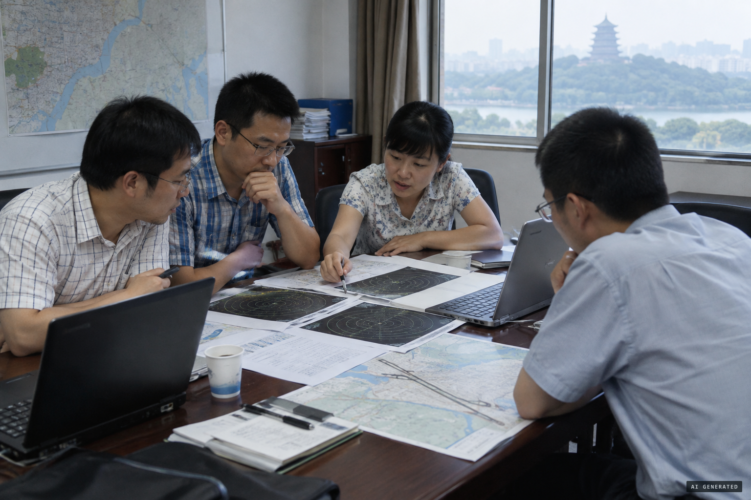Beijing and Shanghai UFO researchers review airport records