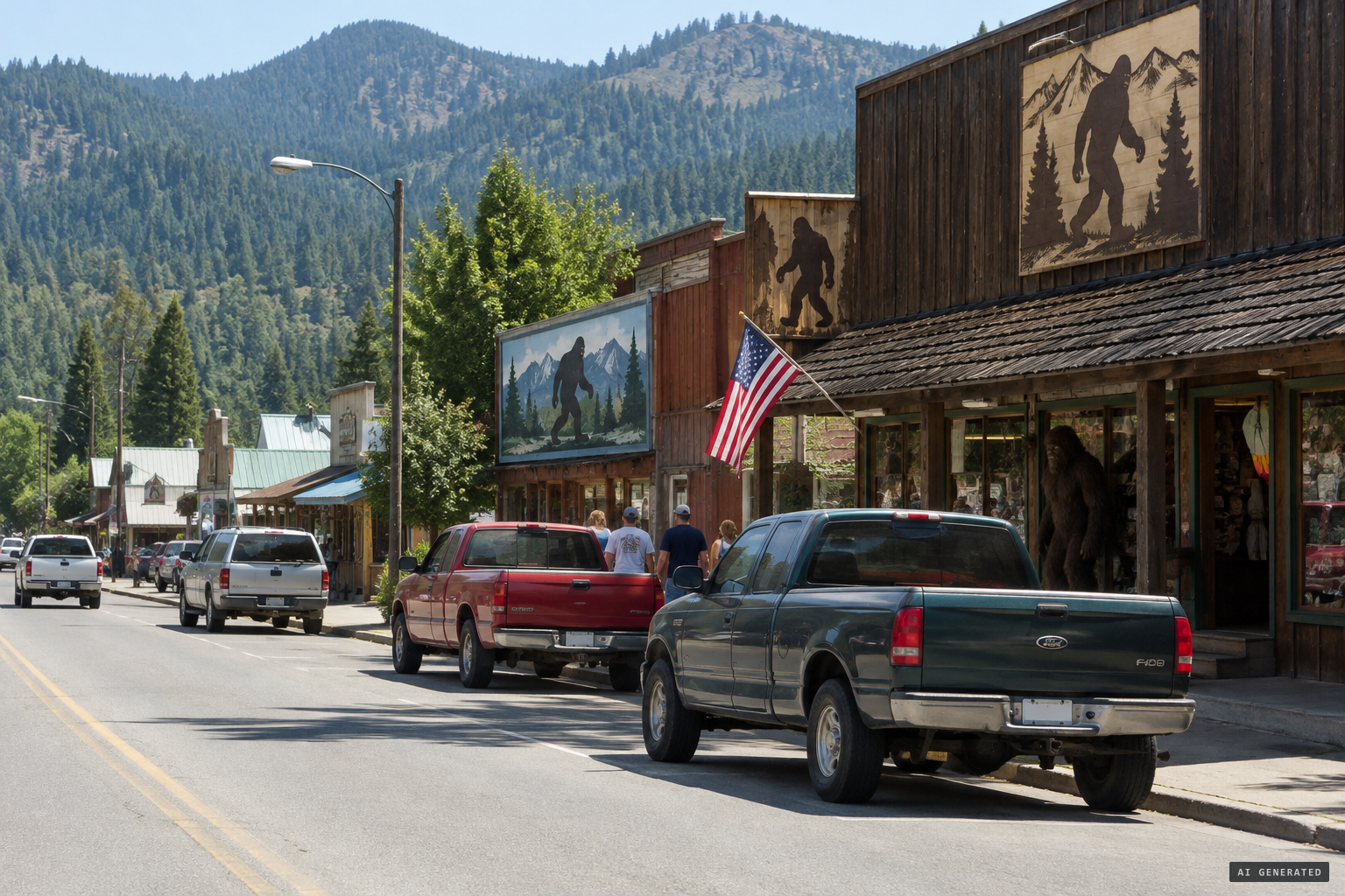 Happy Camp, a town that wears Bigfoot as part of its identity