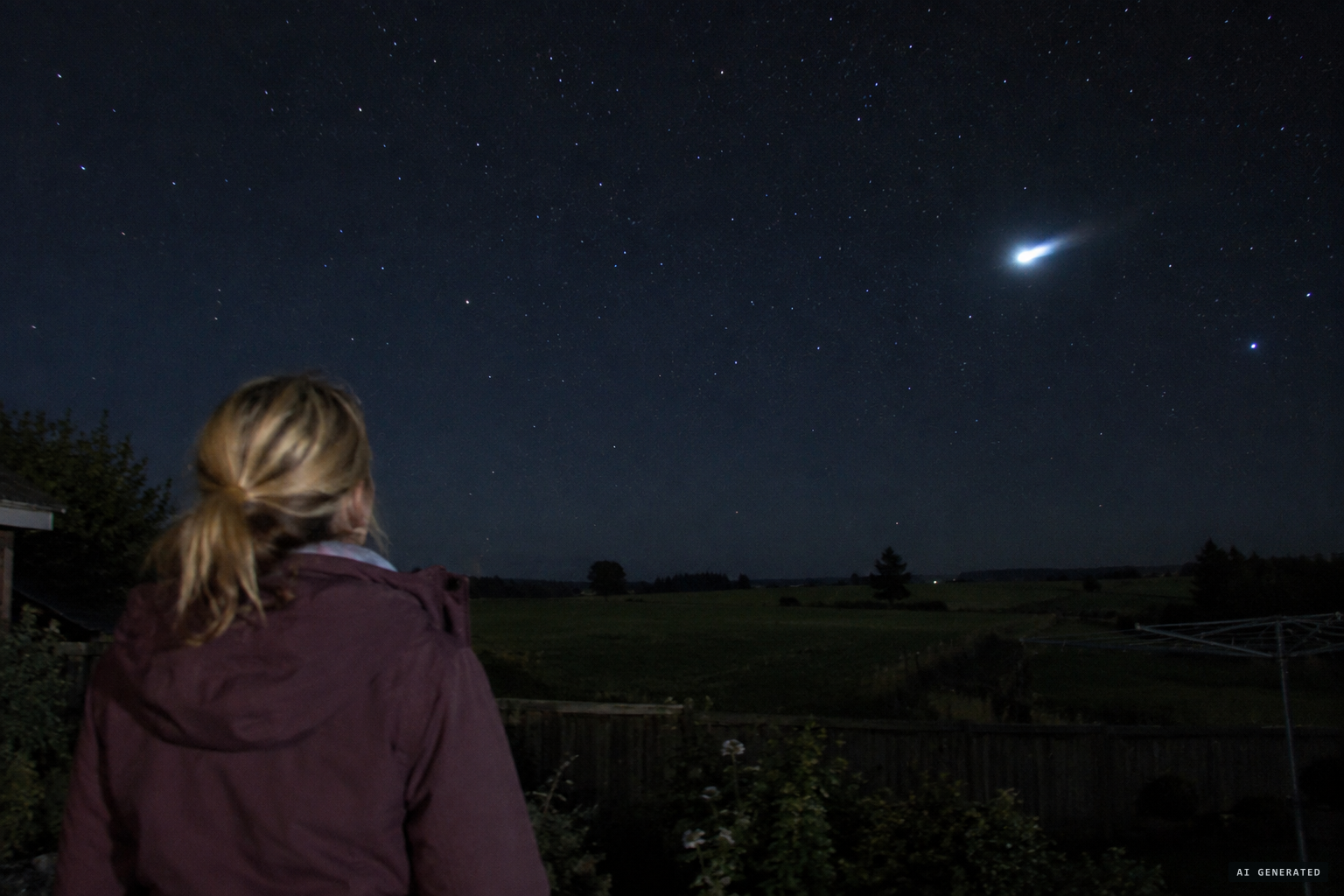 A light to the north-east of Hāwera dances and zooms towards the astronomical society secretary