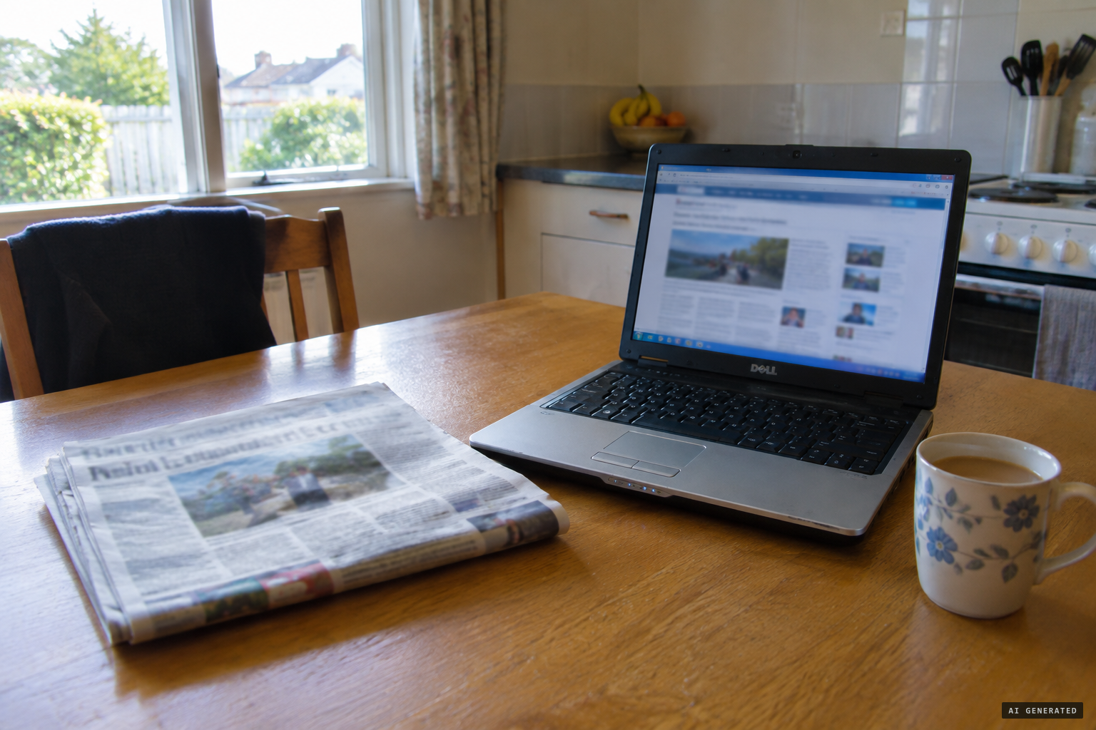The sighting runs in the Taranaki Daily News and on Stuff