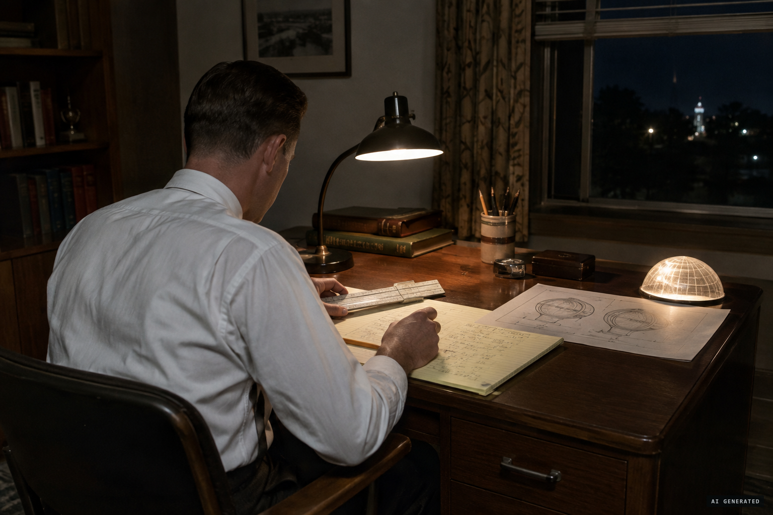 Galloway comparing the flash with his 175-watt headlamps to estimate its power