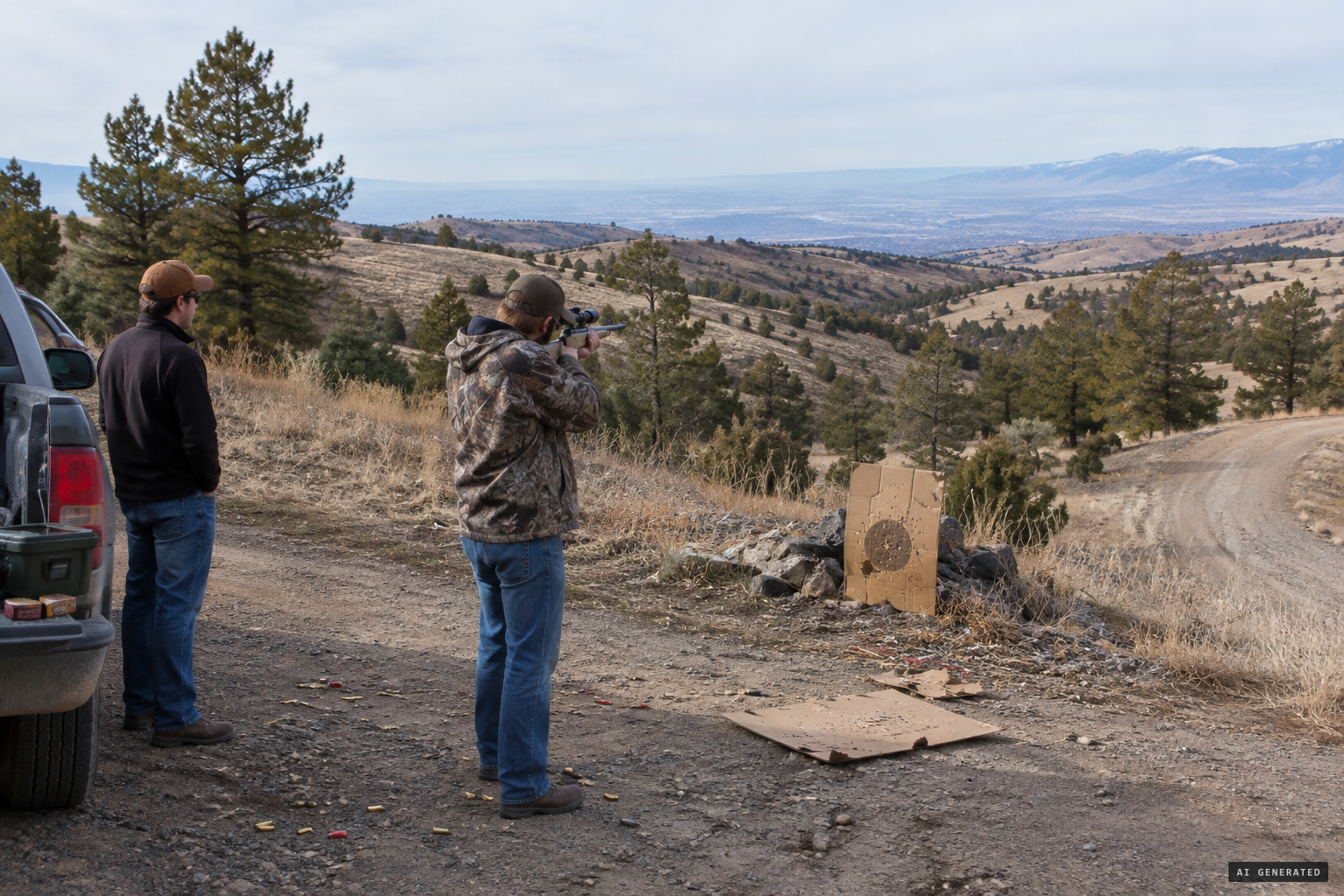 The North Hills, busy public land for target shooters northeast of Helena