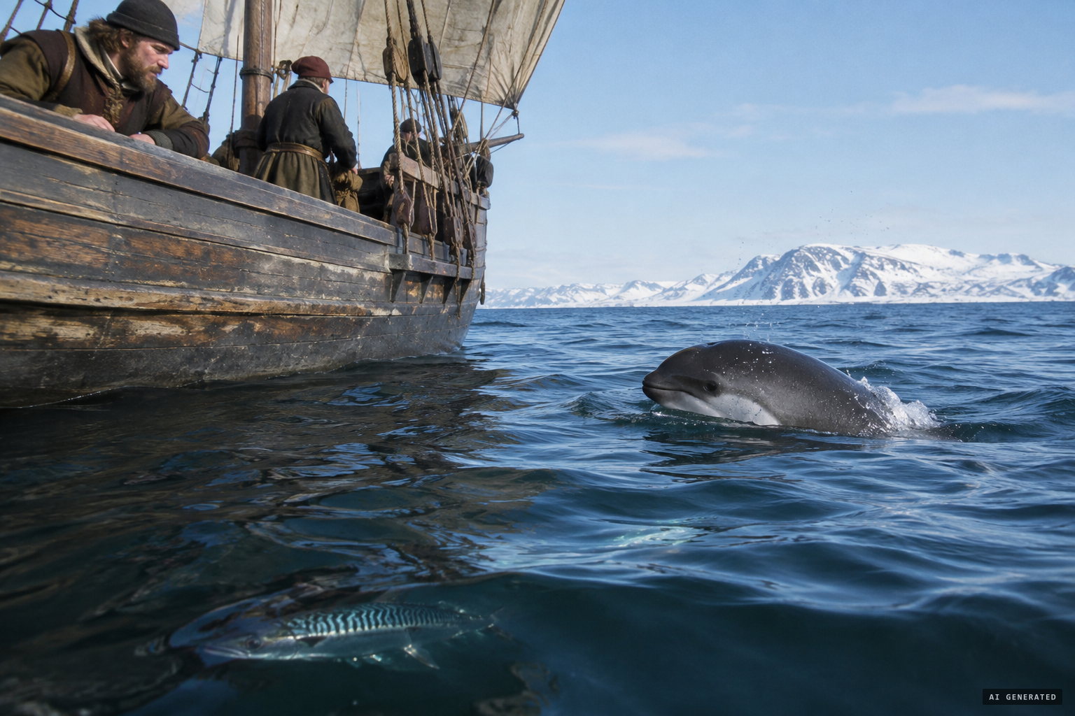 A porpoise and a mackerel: the animals they knew