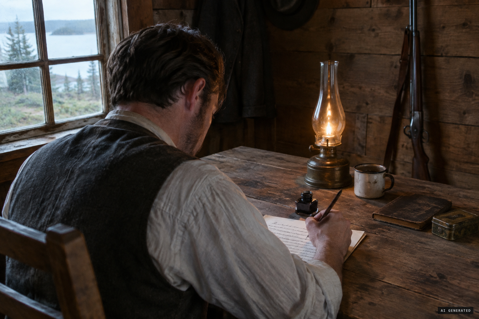 Kincaid writes to the Government Agent about shooting the wild man of Horne Lake