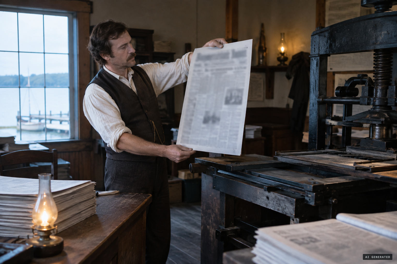 Lake Simcoe newspapers report a 'Sea Serpent' in the late 19th century