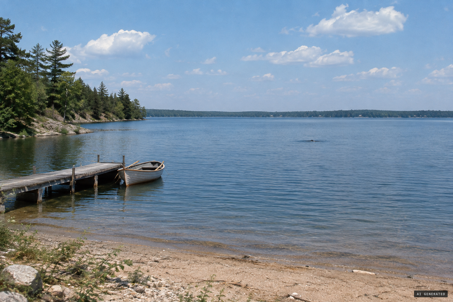 Lake Simcoe, home of the monster locals call Igopogo