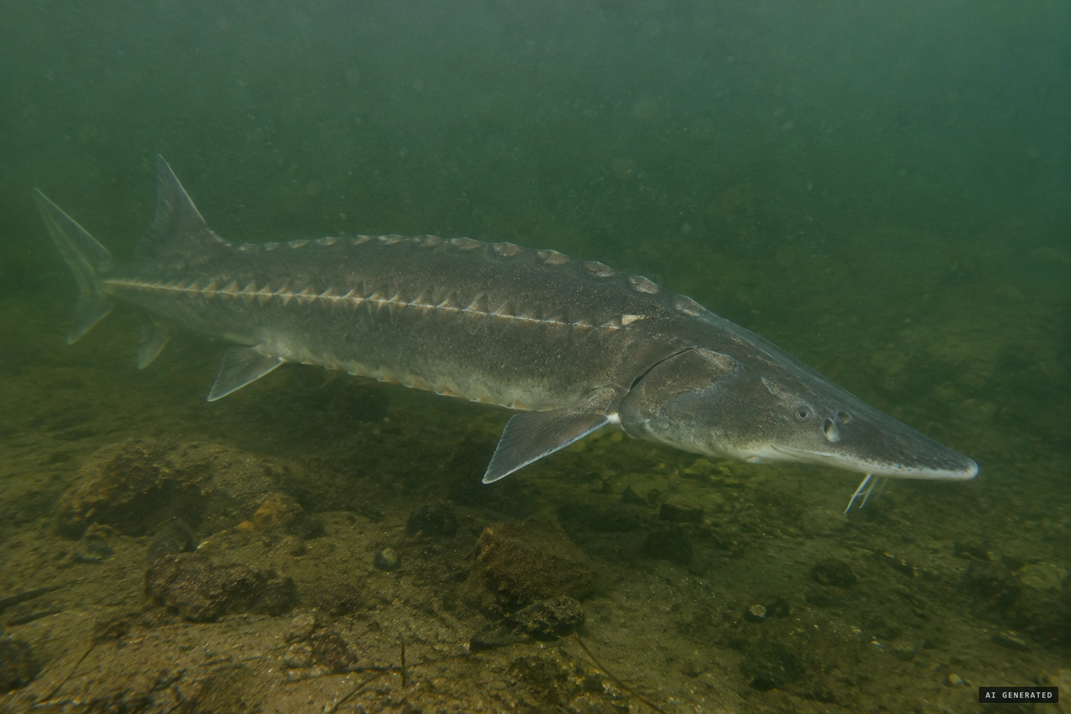 Sceptics point to the lake sturgeon