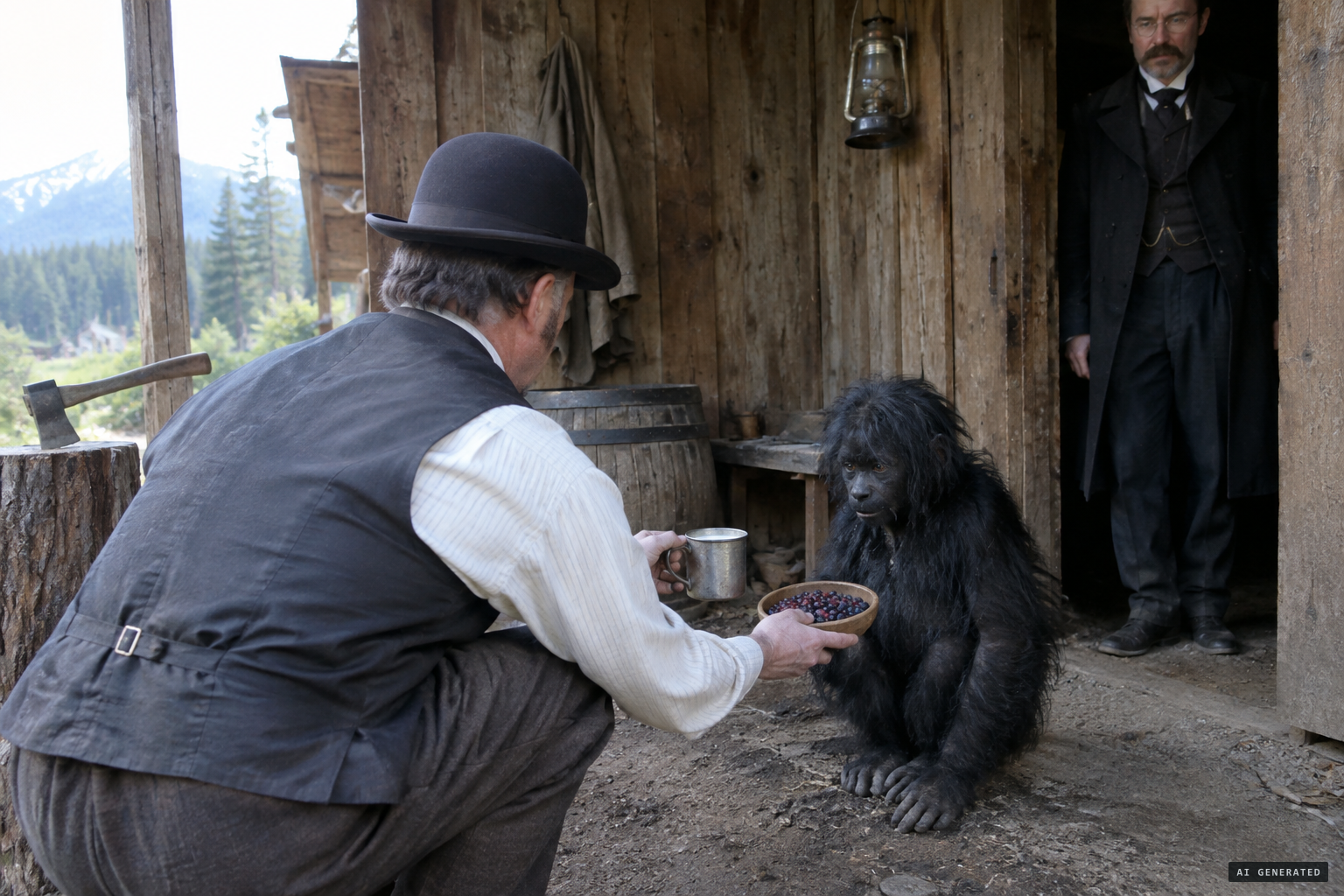 George Tilbury cares for Jacko, who favours berries and fresh milk.