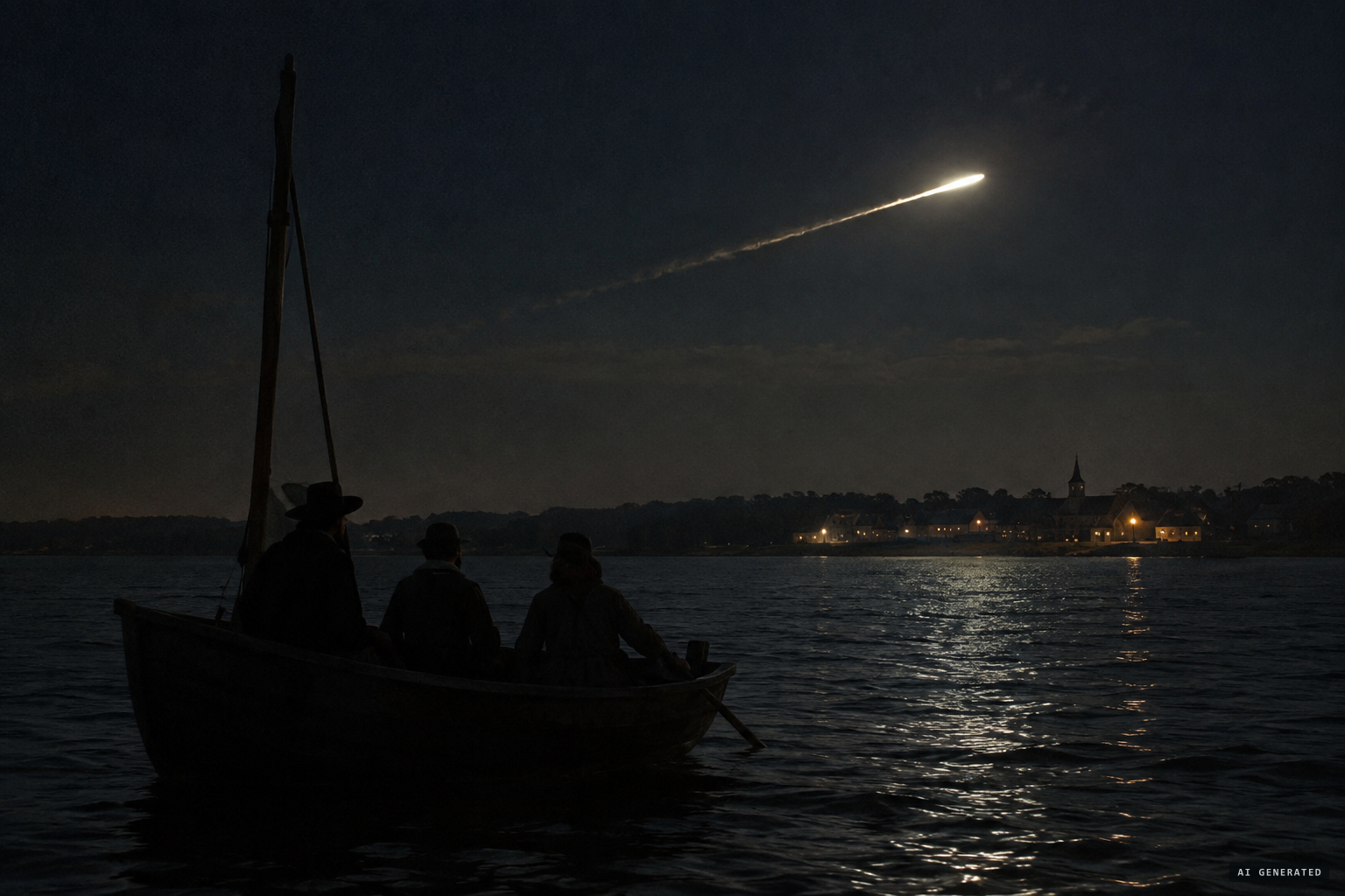 It ran as swift as an arrow towards Charlestown