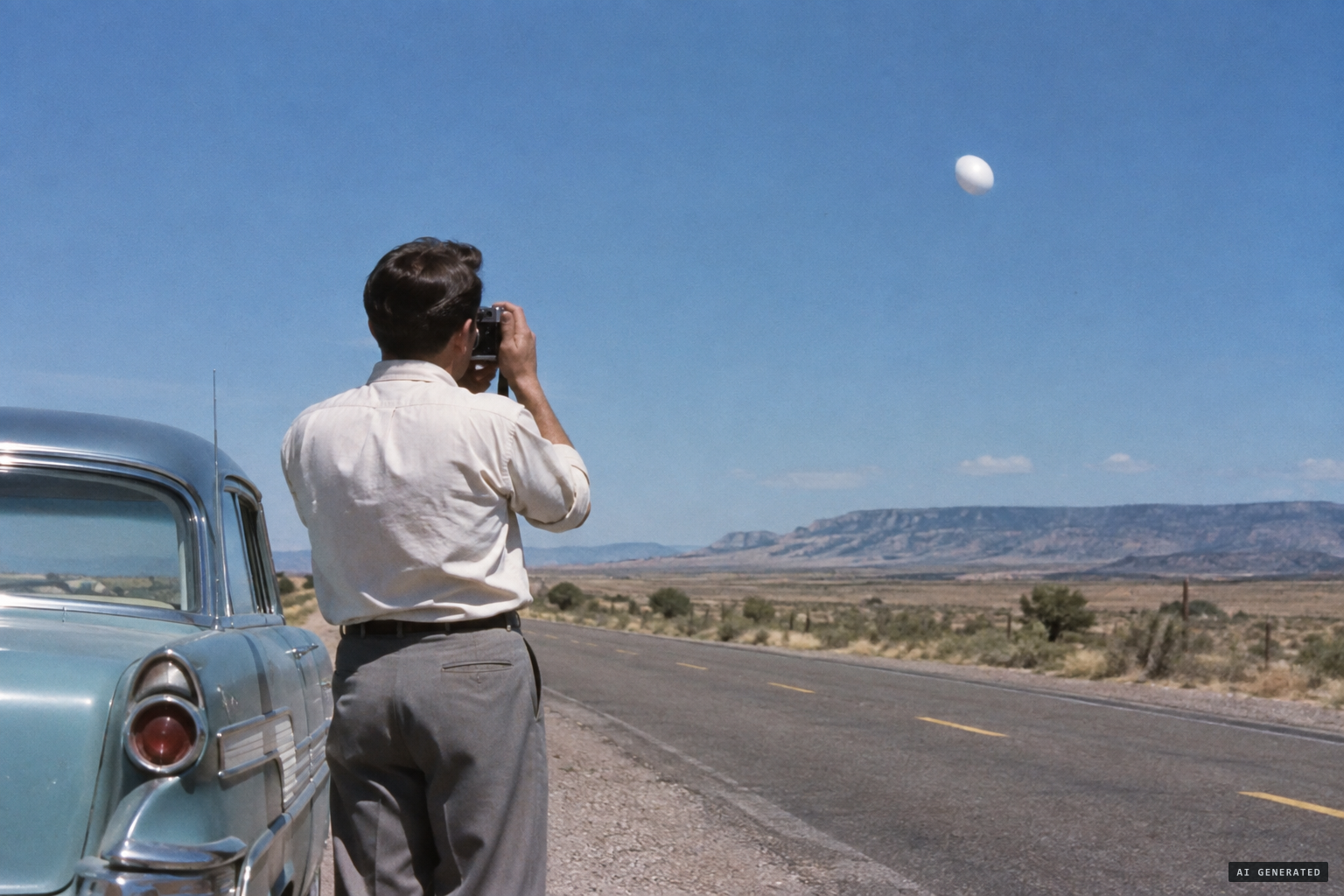Mr. Duncan of Las Cruces reportedly filmed the object, but the film never surfaced
