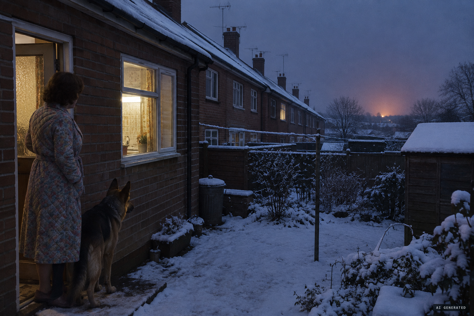 Before dawn on 4 January 1979, Jean Hingley sees an orange light in her garden