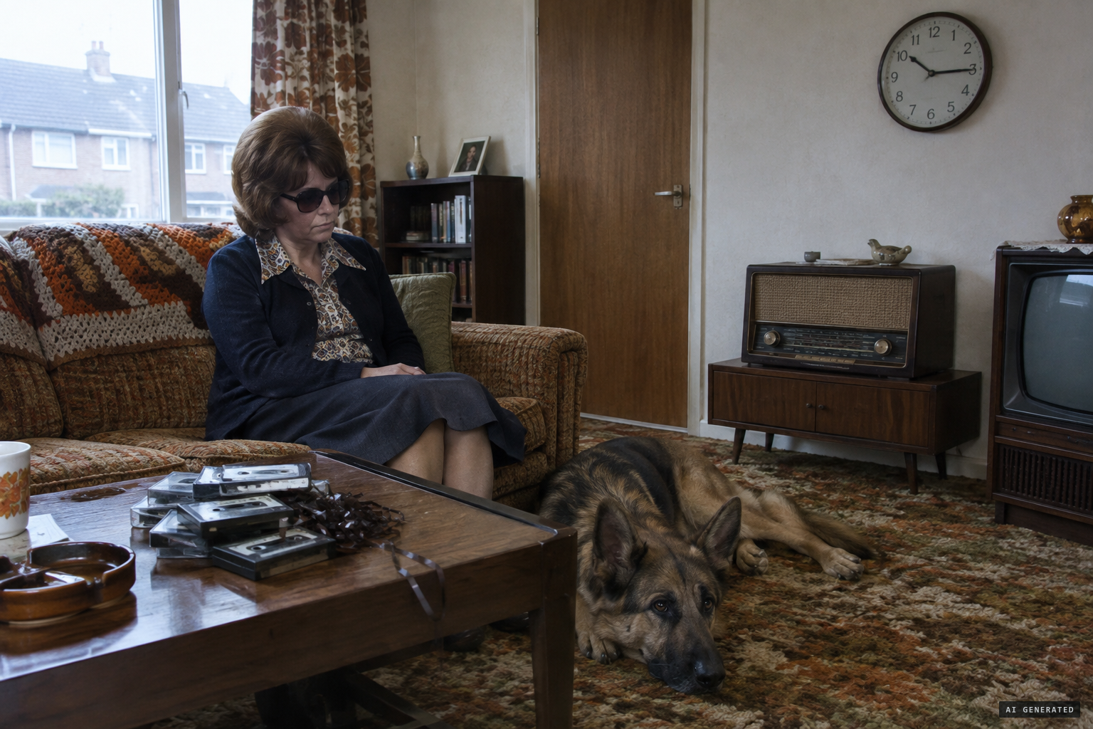 Sore eyes, a stricken dog, stopped clock and radio, ruined tapes
