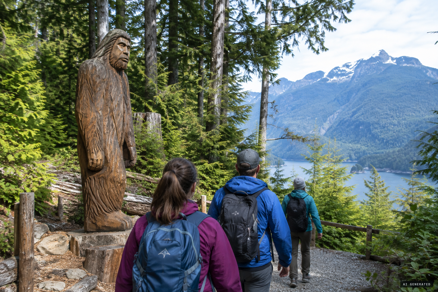 The Skawahlook First Nation presents the story at its adventure park