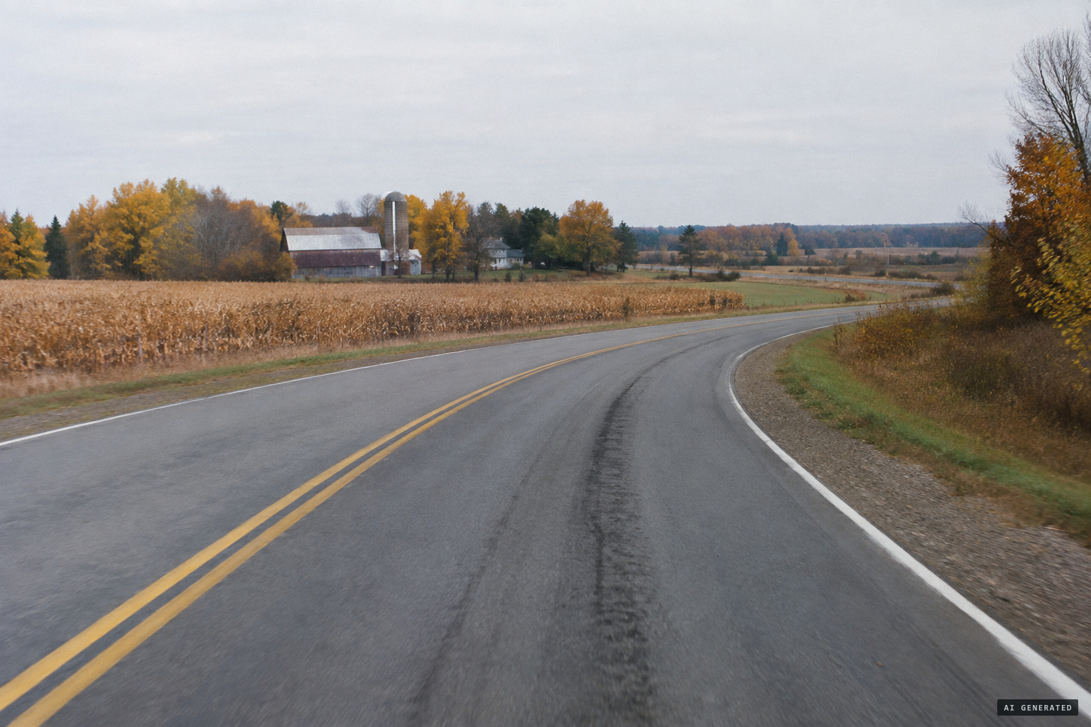 The road marks were never collected or tested