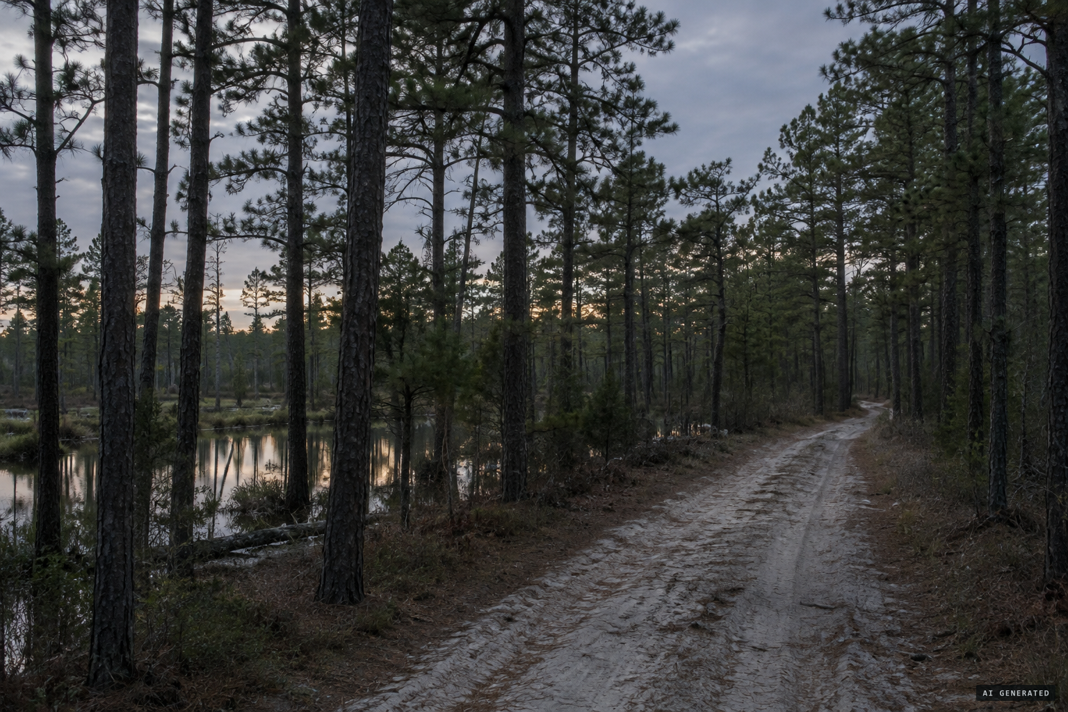 The Pine Barrens of South Jersey, home ground of the Jersey Devil