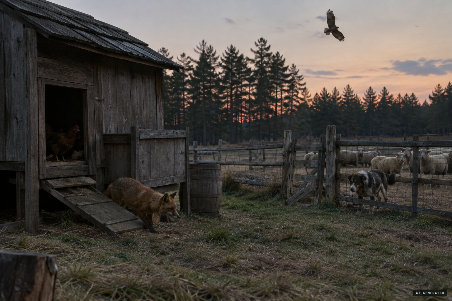 Ordinary predators: dogs, foxes or raptors, the obvious default