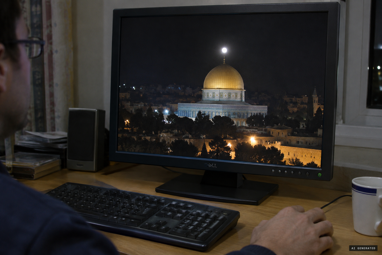 A light that bright should have lit up the gold dome, and it did not