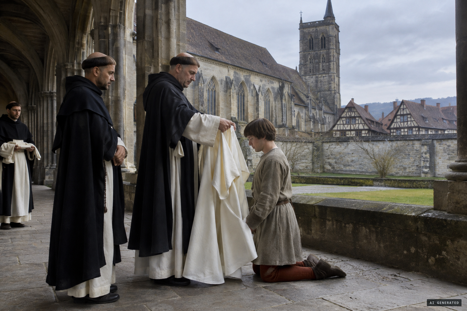 Hans Jetzer joins Bern's Dominican friary as a lay brother