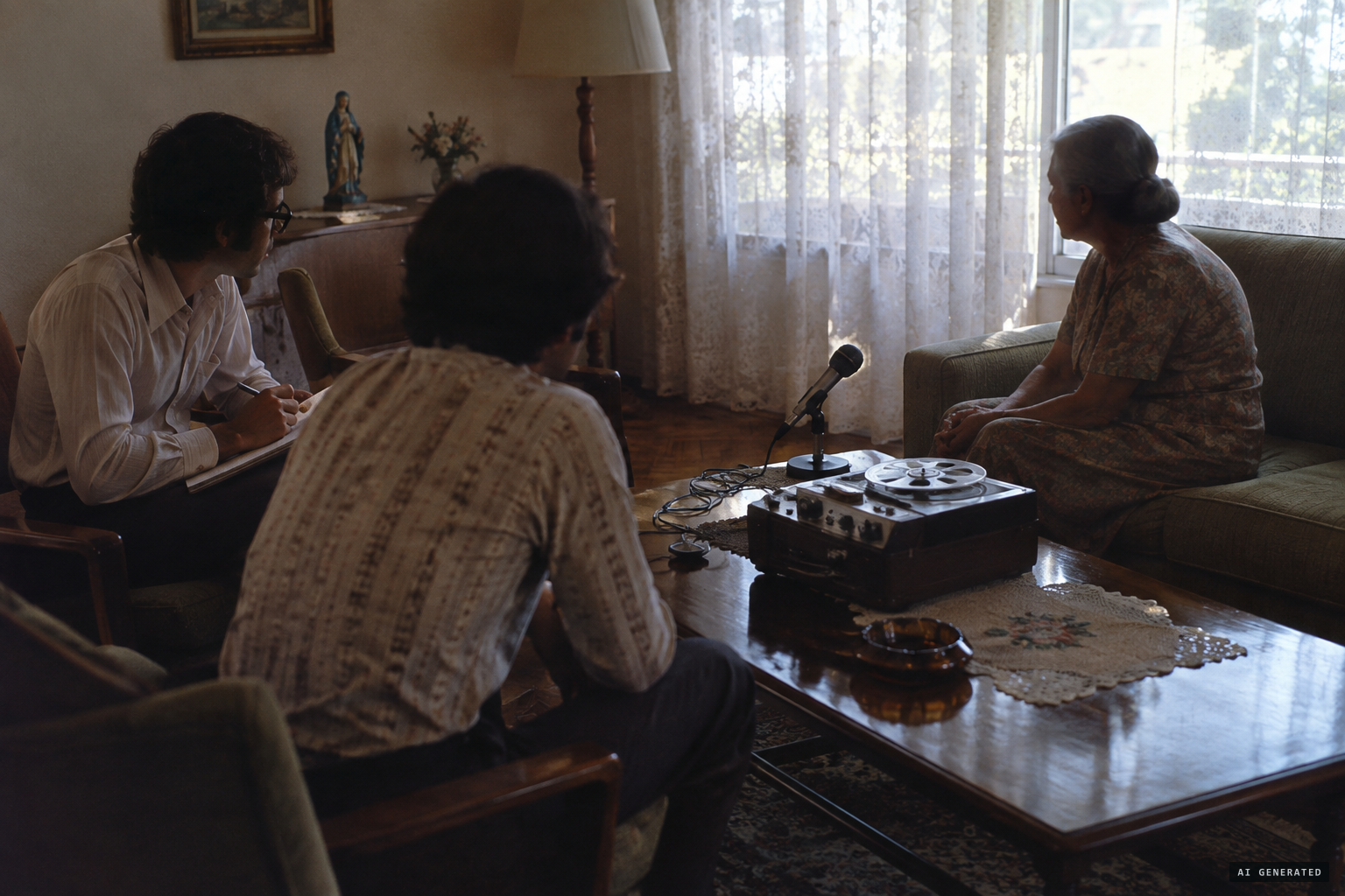 1974: APEX researchers record nurse Gomide on tape
