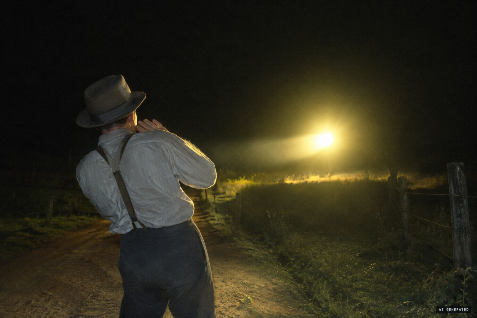 1947: his brother Emiliano is reportedly attacked by a similar light