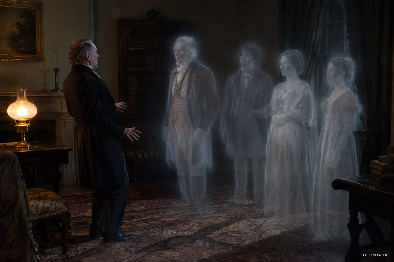 Four spirits appear to Dods, one of them his father