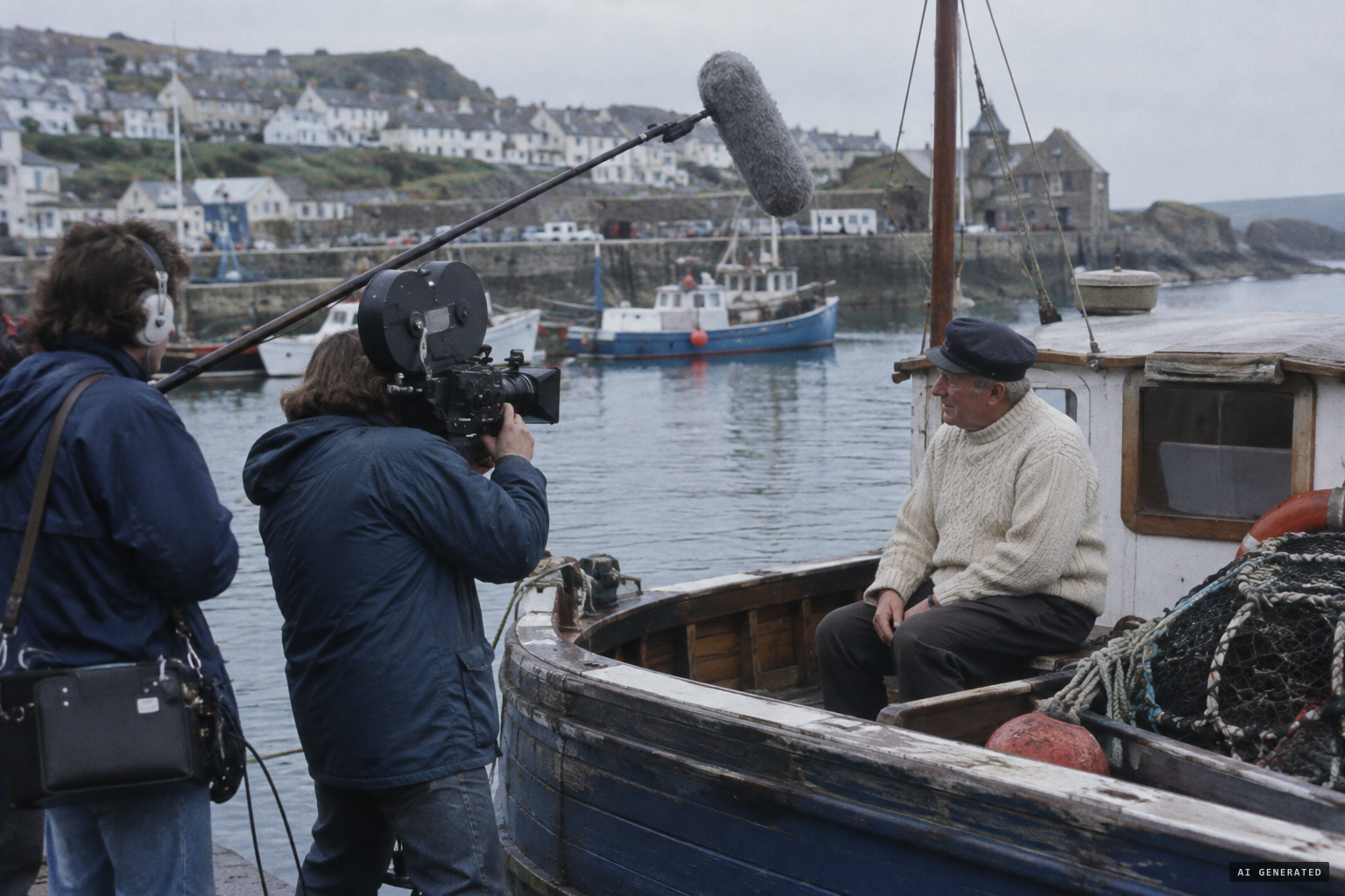 Vinnicombe interviewed aboard his boat for Arthur C. Clarke's Mysterious World