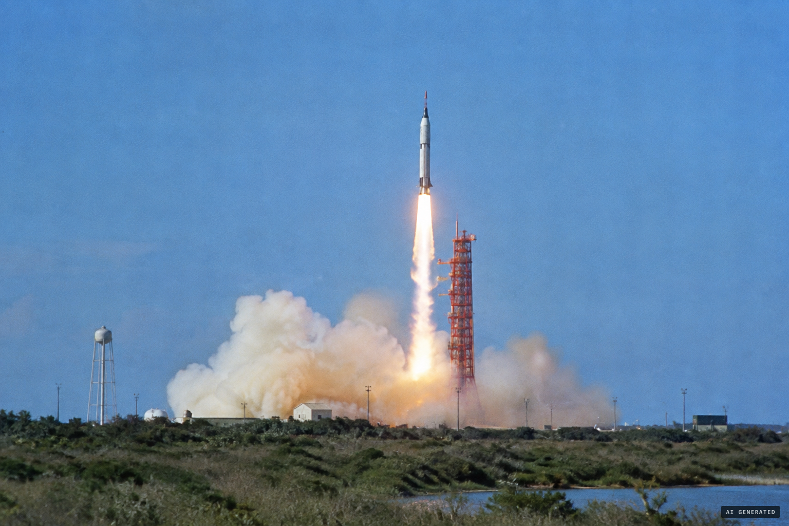 Aurora 7 launches on 24 May 1962 to look for the particles.
