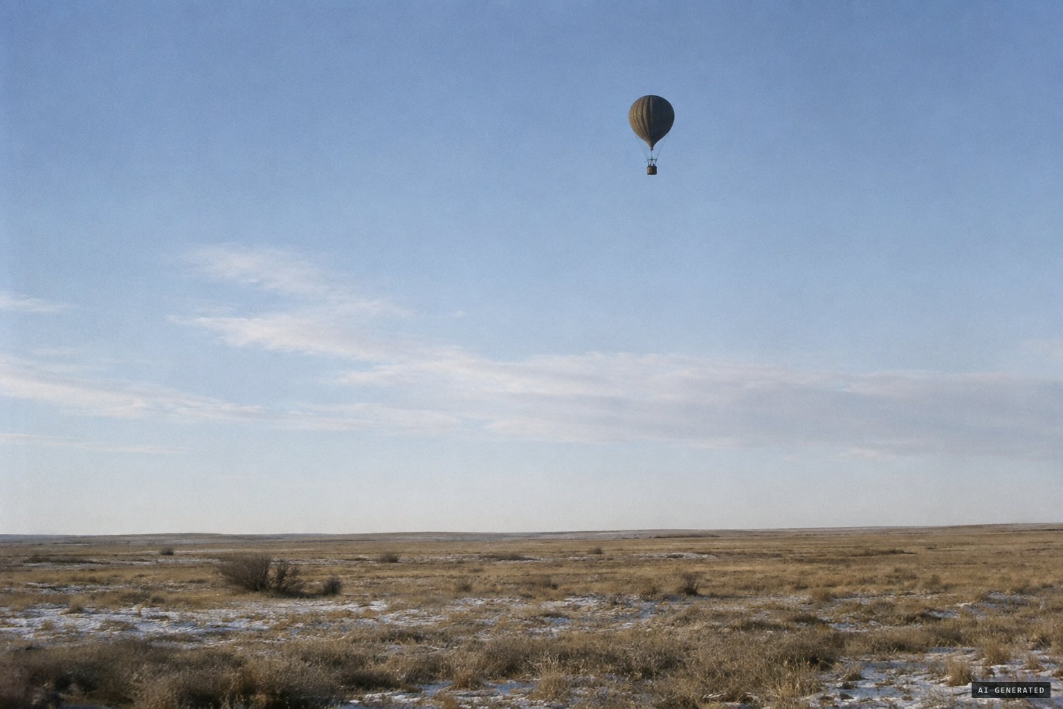Martin's own explanation: a balloon