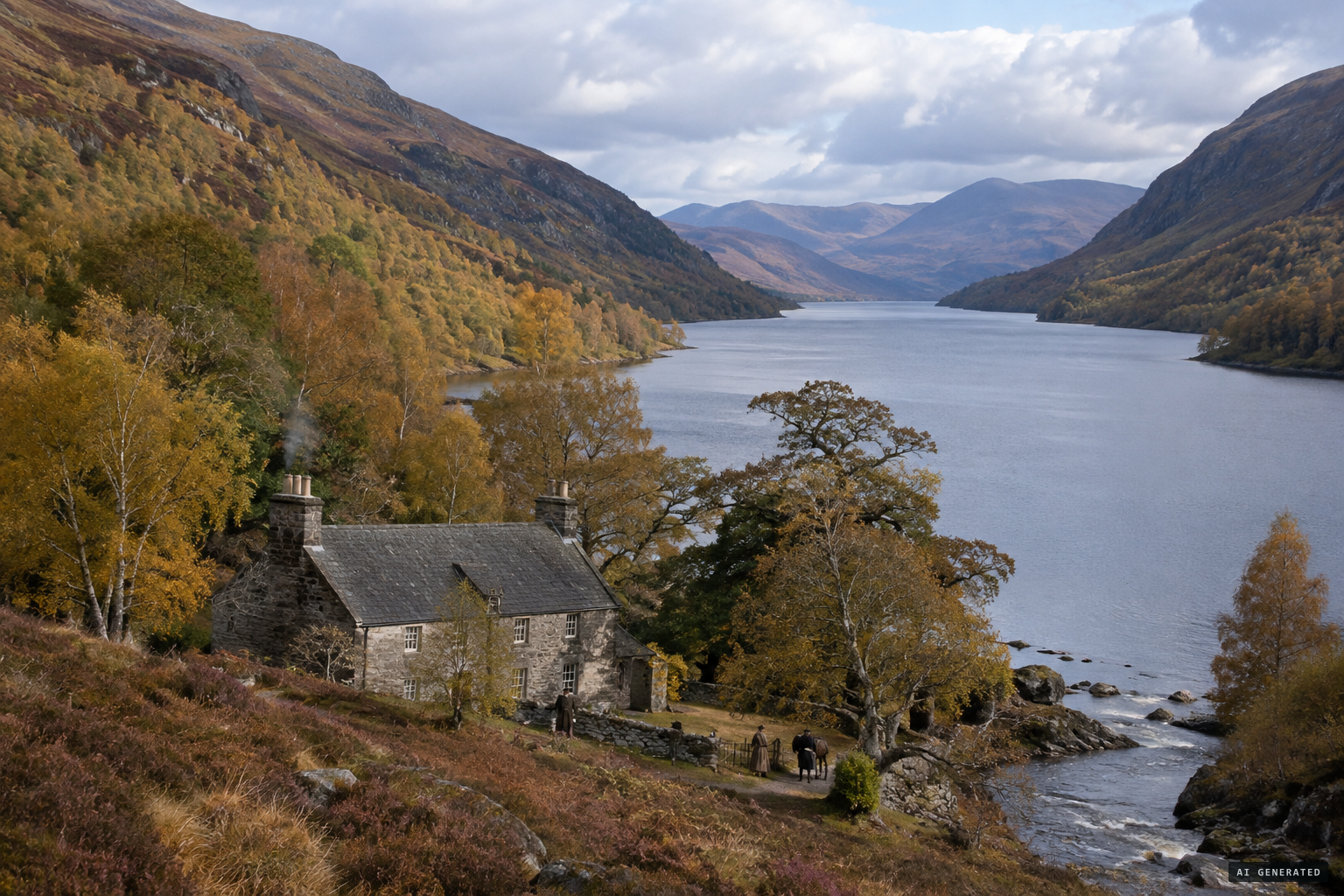 Loch Arkaig and Achnacarry, the Cameron of Lochiel seat