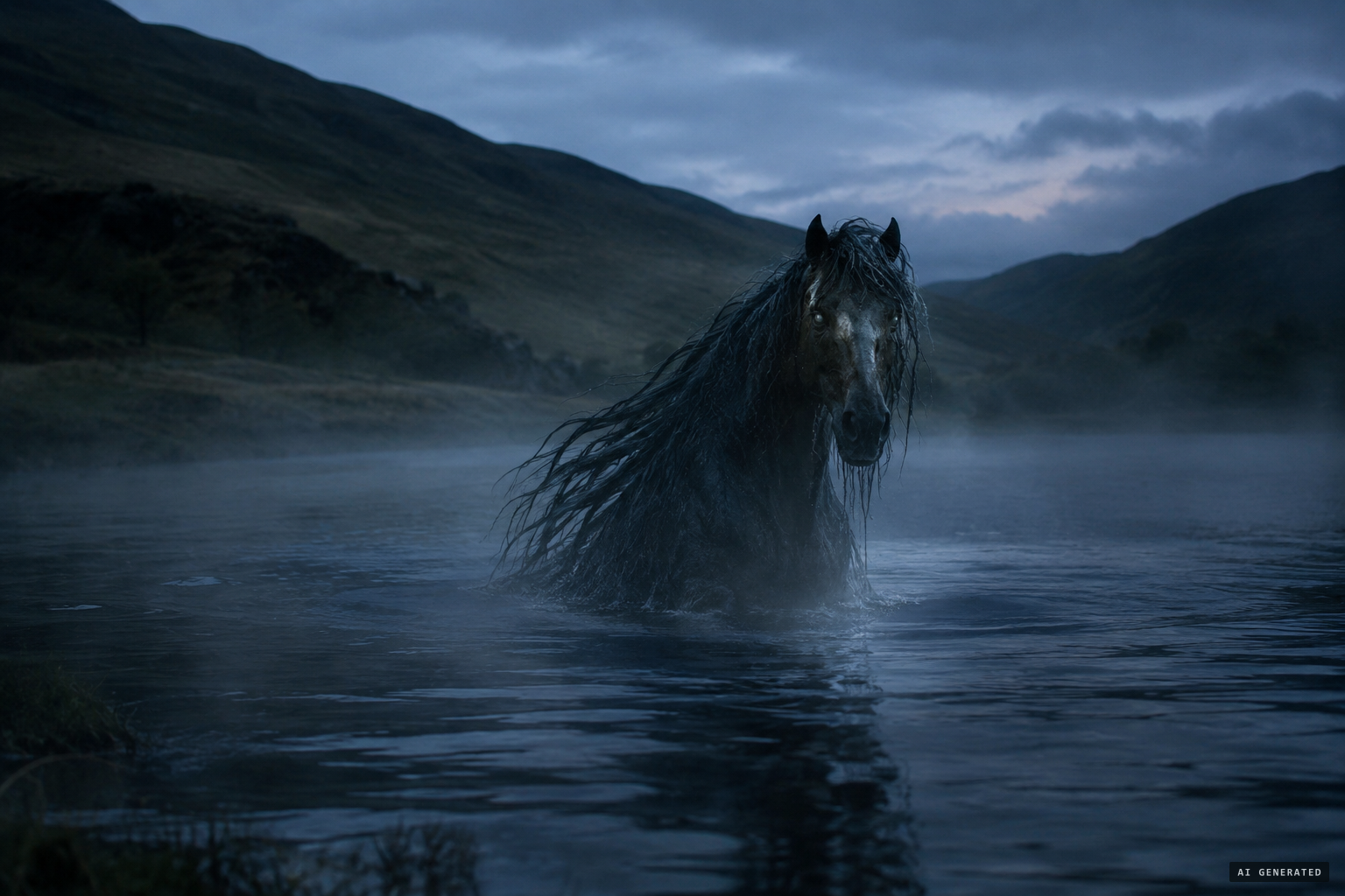 The each-uisge, the Highland water horse