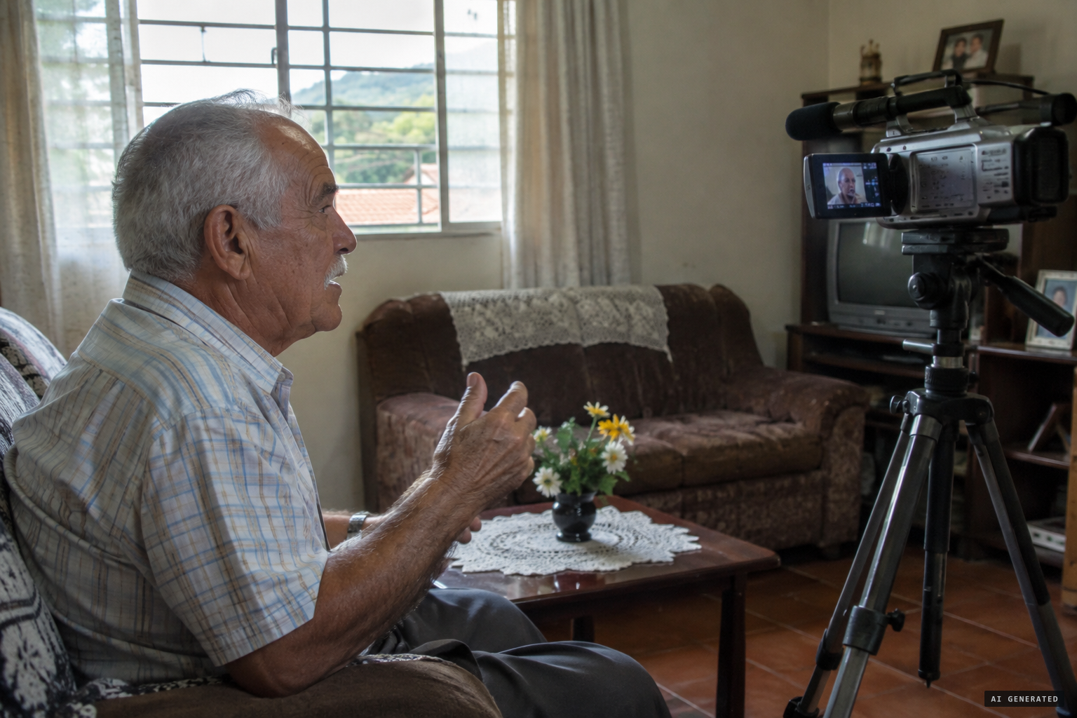In 2007 José Antônio da Silva tells his story again on camera