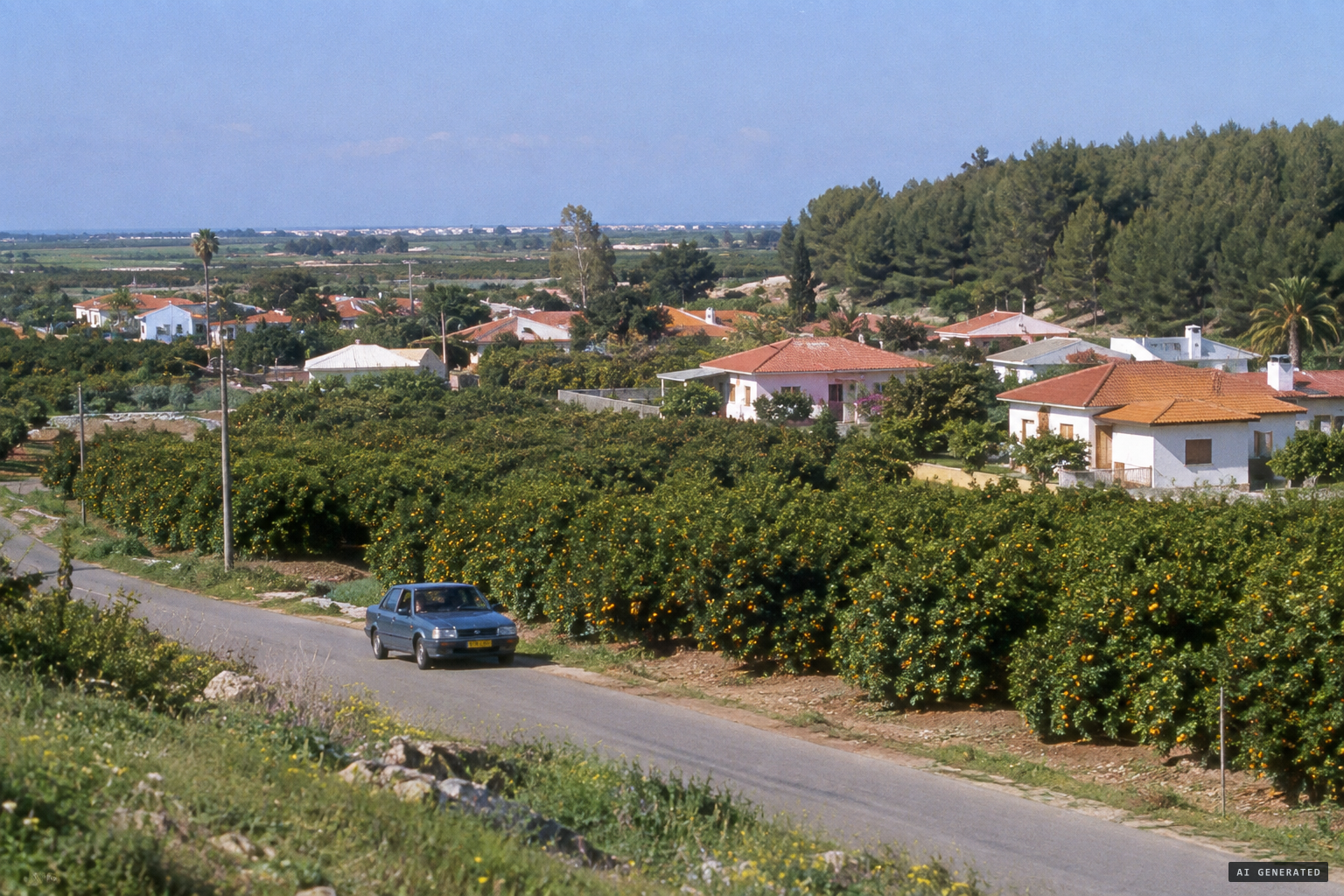 Kadima, a small council in Israel's Sharon region, in the spring of 1993