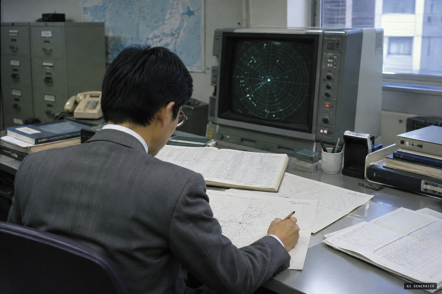 Naganobu investigates the echoes afterwards