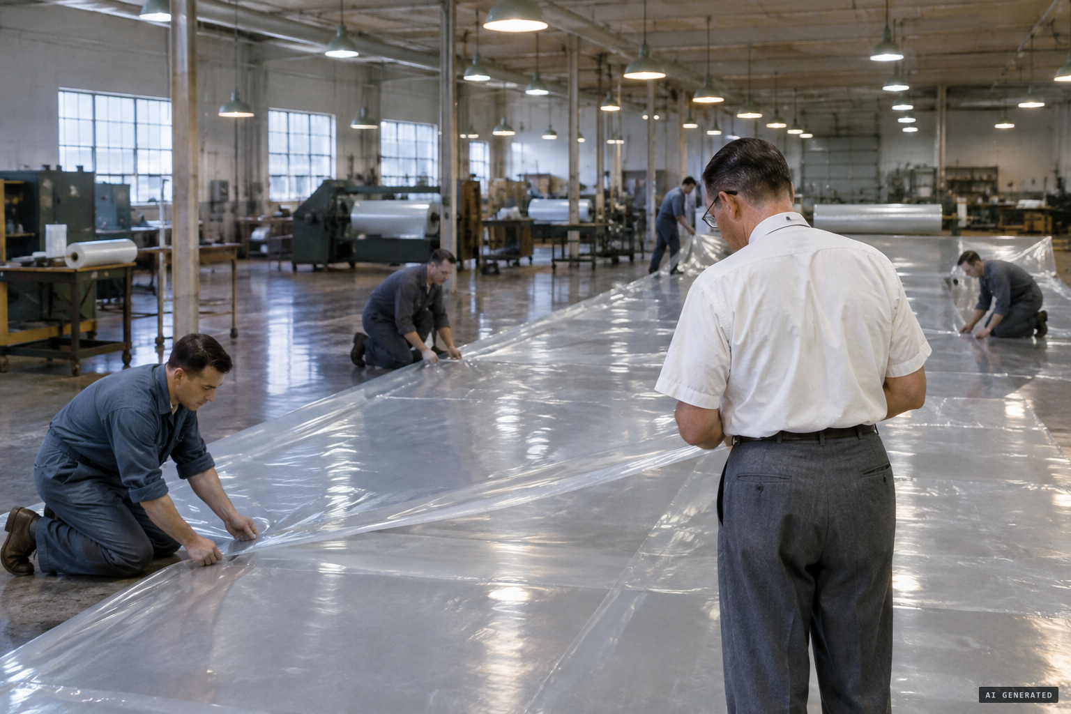 Skyhook balloons being built at General Mills in Minneapolis