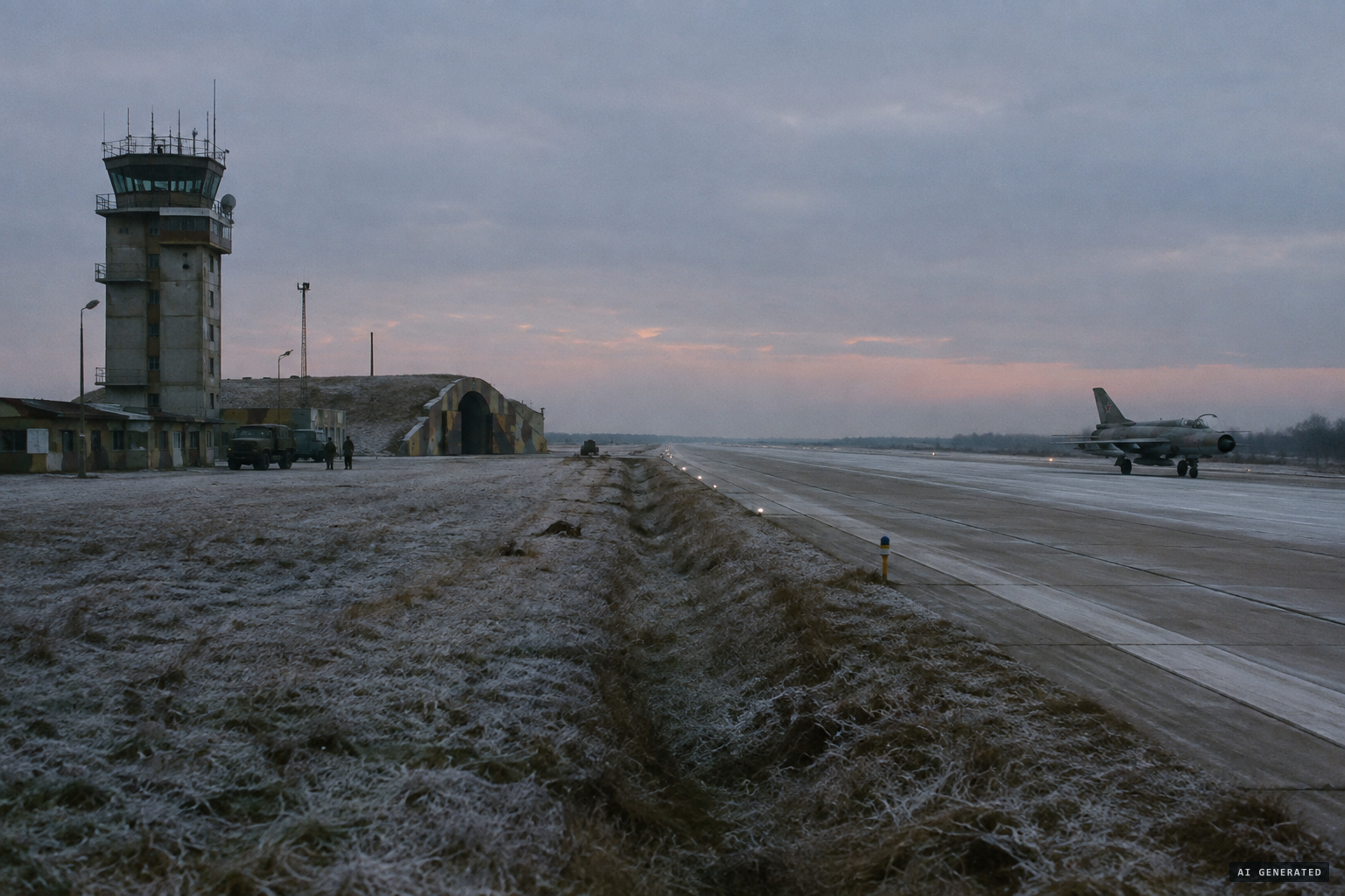 Kecskemét Air Base and its single 2,499-metre concrete runway