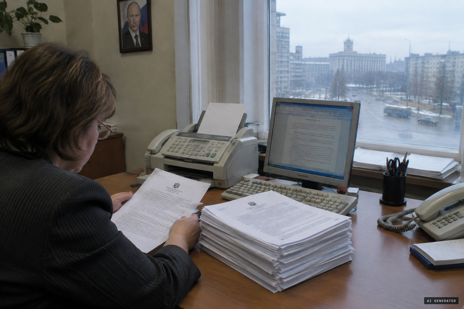 The regional administration issues its press release