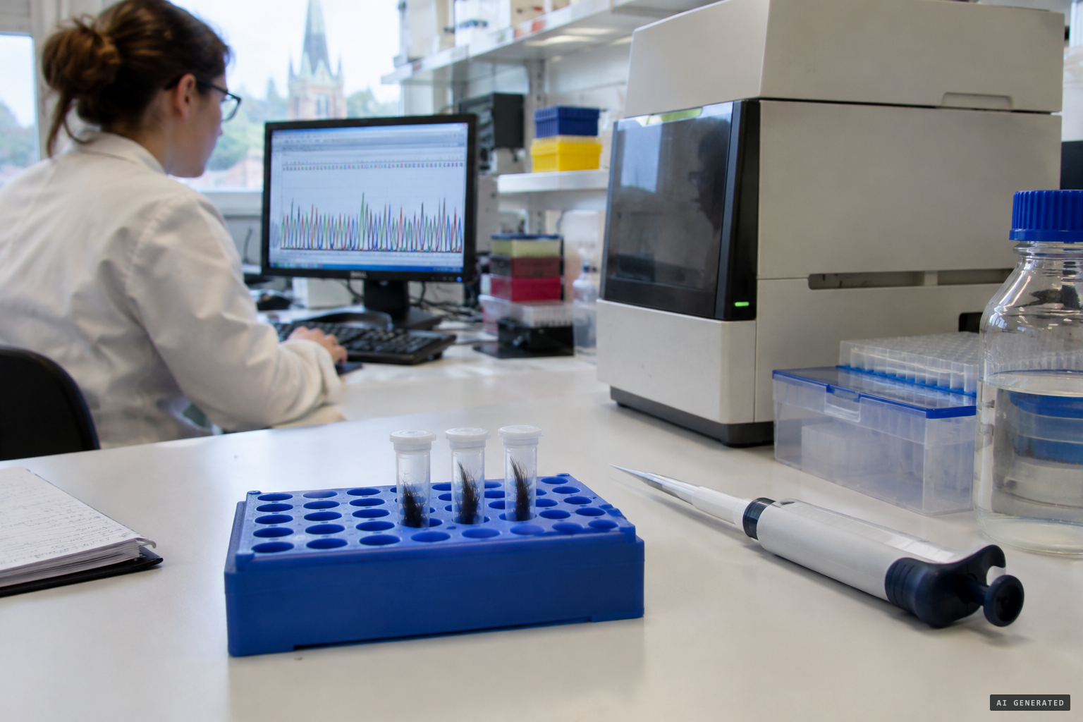Oxford geneticists examine three samples: black bear, horse, raccoon