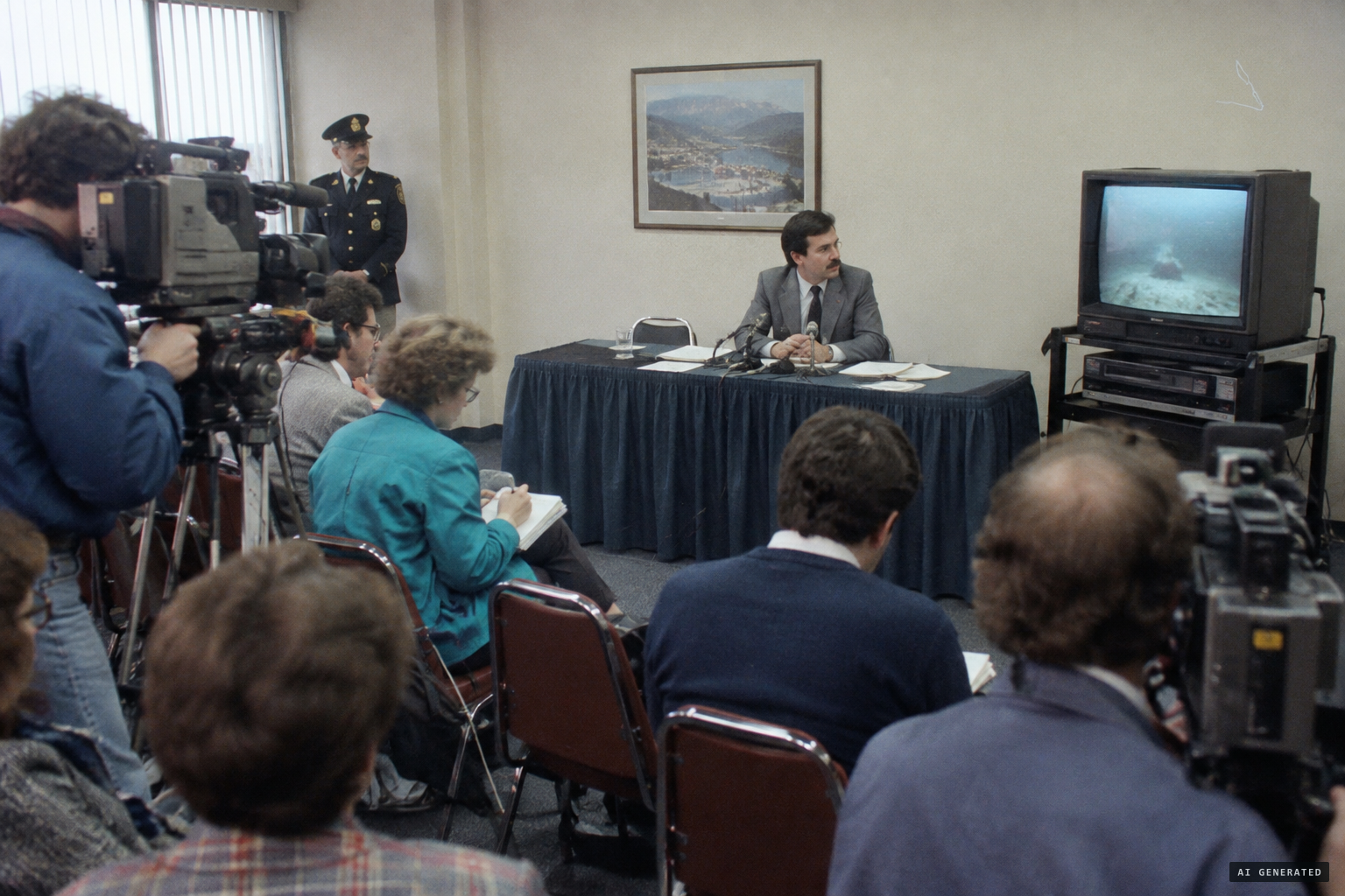 August 10, 1989: Chaplin's press conference