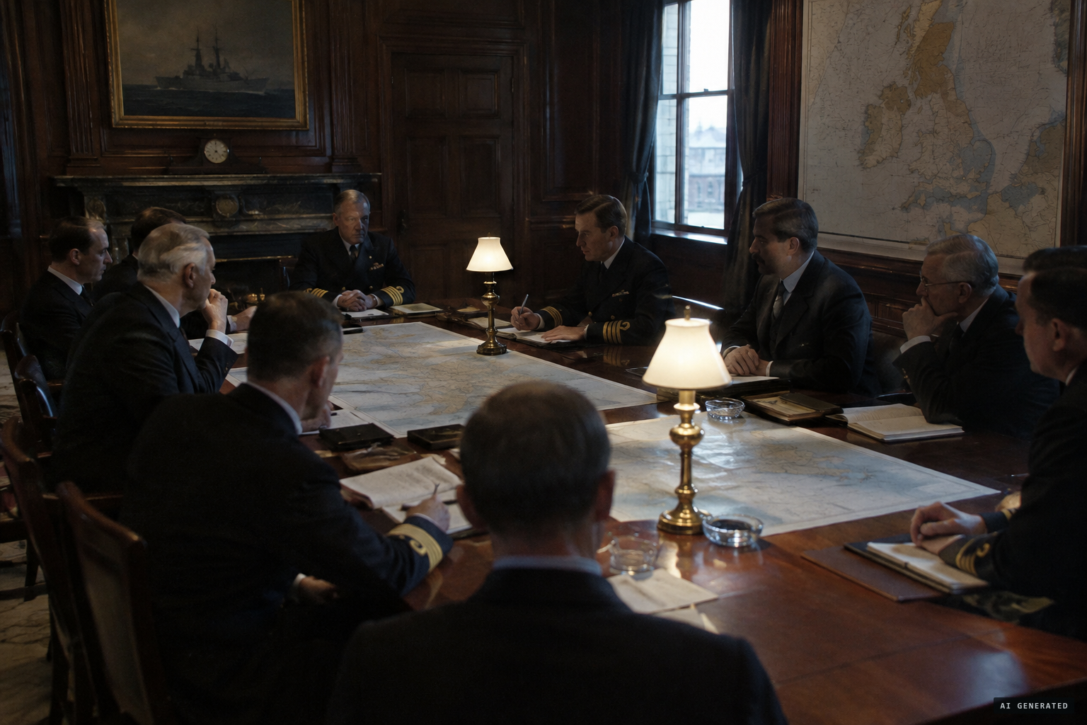 Behind closed doors, the Committee of Imperial Defence hears it was a German airship