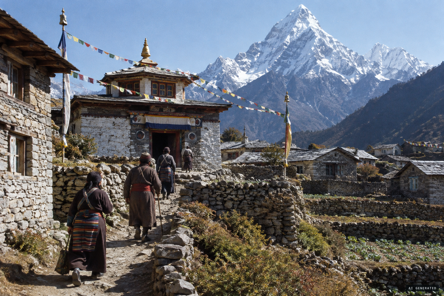 Khumjung monastery, keeper of the relic
