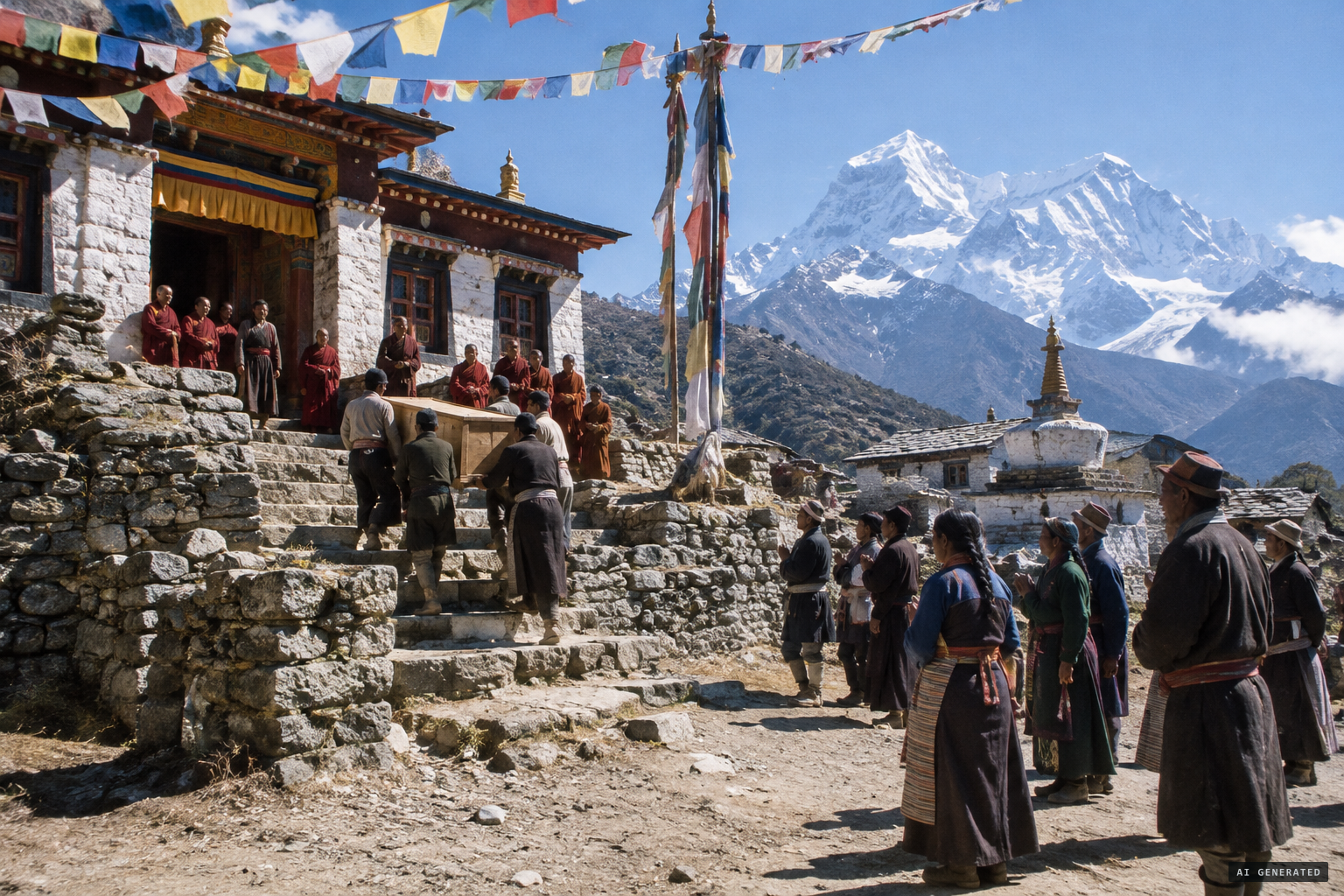 The scalp goes home to Khumjung
