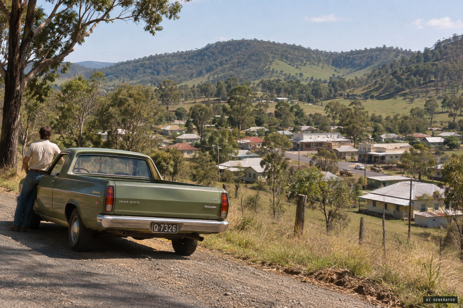 Kilcoy, an hour north of Brisbane, deep in yowie country